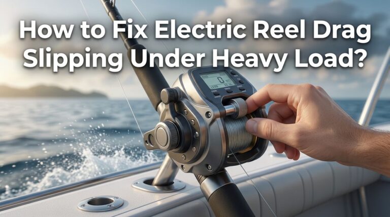 How to Fix Electric Reel Drag Slipping Under Heavy Load?