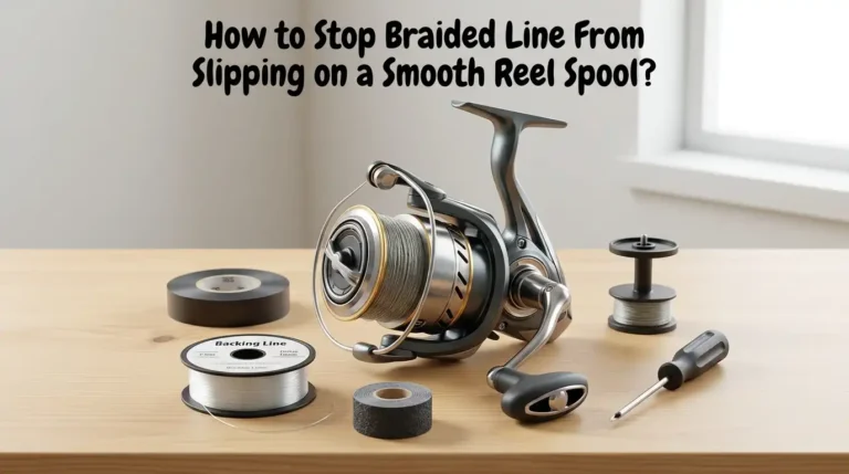 How to Stop Braided Line From Slipping on a Smooth Reel Spool?