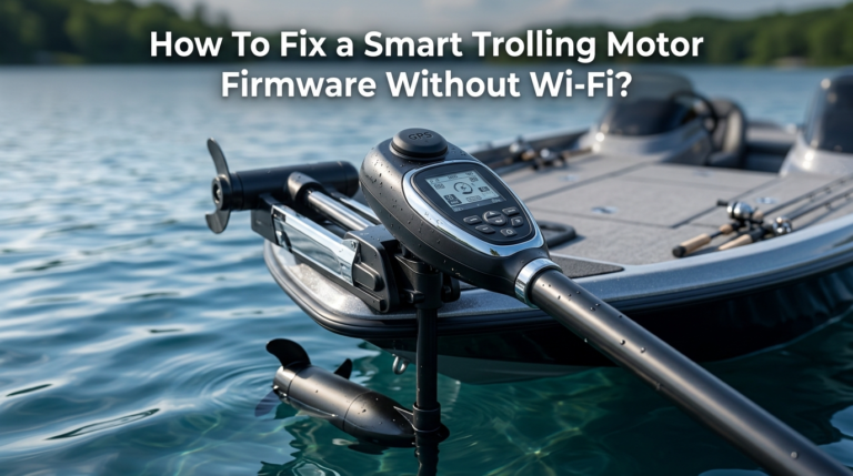 How To Fix a Smart Trolling Motor Firmware Without Wi-Fi?