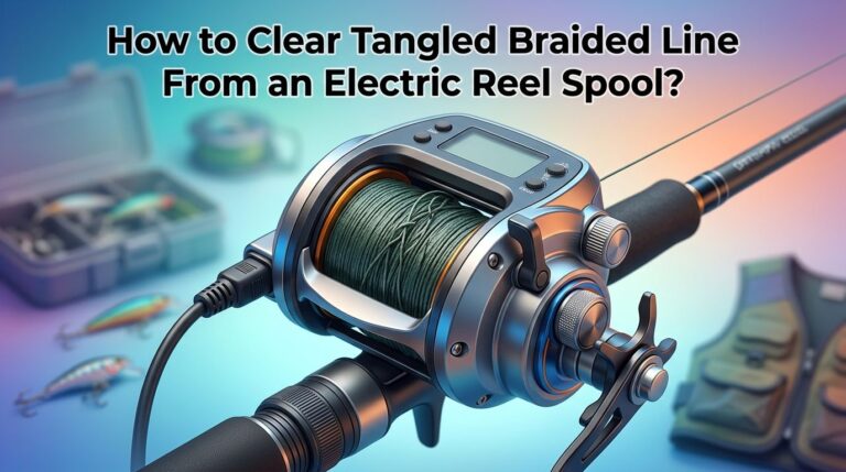 How to Clear Tangled Braided Line From an Electric Reel Spool?