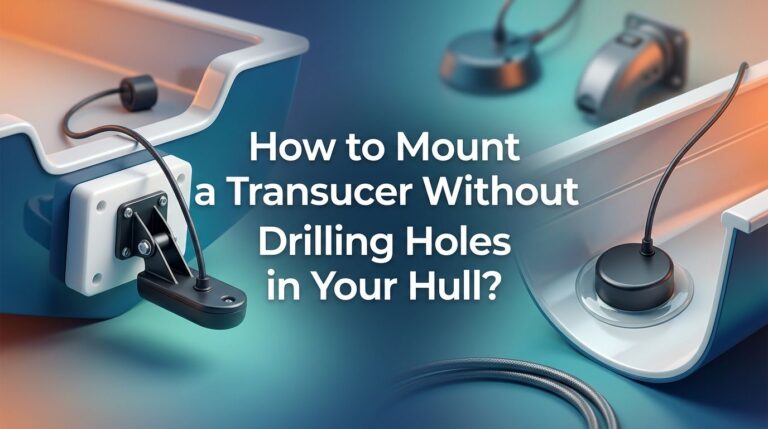 How to Mount a Transducer Without Drilling Holes in Your Hull?