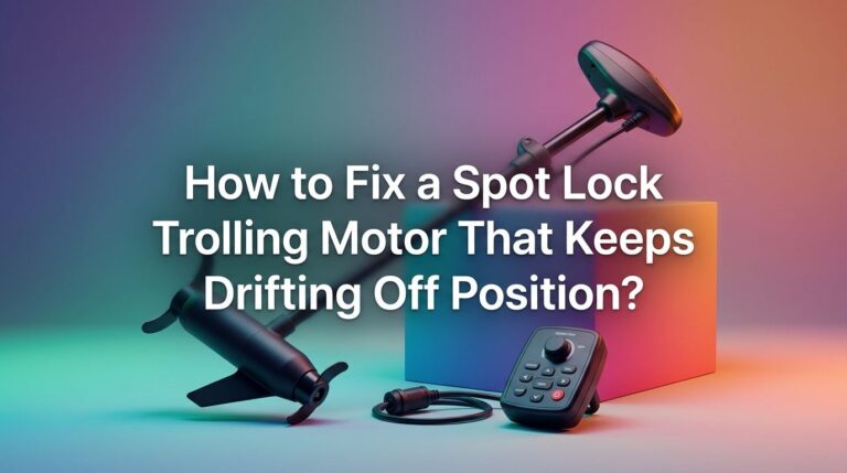 How to Fix a Spot Lock Trolling Motor That Keeps Drifting Off Position?