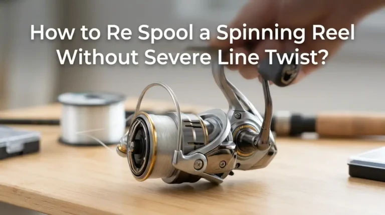 How to Re Spool a Spinning Reel Without Severe Line Twist?