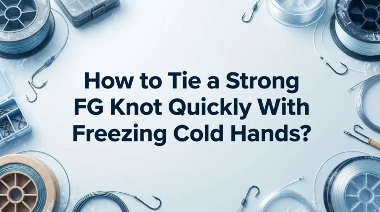 How to Tie a Strong FG Knot Quickly With Freezing Cold Hands?