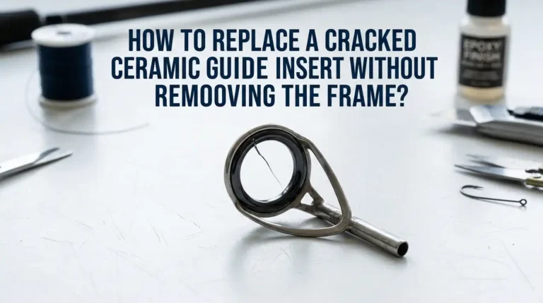 How to Replace a Cracked Ceramic Guide Insert Without Removing the Frame?