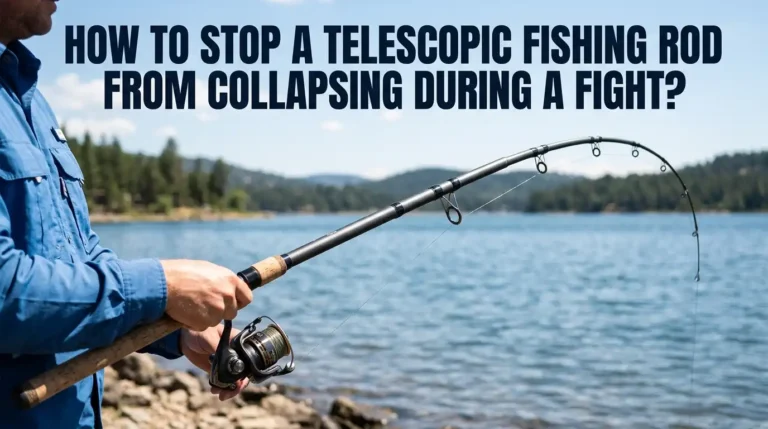 How to Stop a Telescopic Fishing Rod From Collapsing During a Fight?