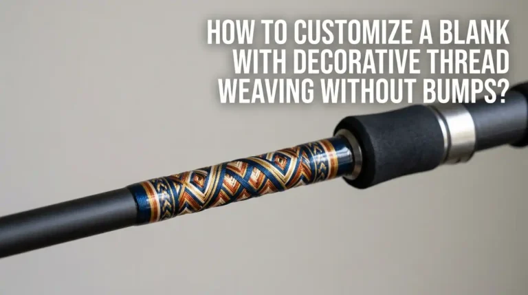 How to Customize a Blank With Decorative Thread Weaving Without Bumps?
