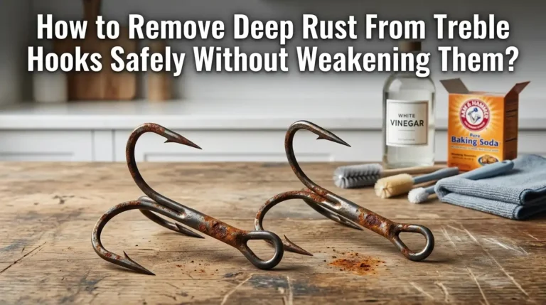 How to Remove Deep Rust From Treble Hooks Safely Without Weakening Them?