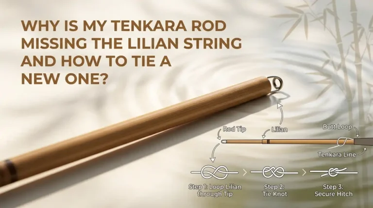 Why Is My Tenkara Rod Missing the Lilian String and How to Tie a New One?