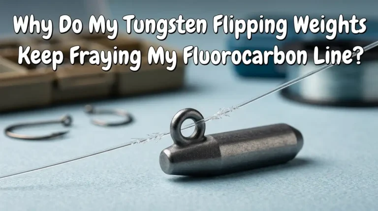 Why Do My Tungsten Flipping Weights Keep Fraying My Fluorocarbon Line?