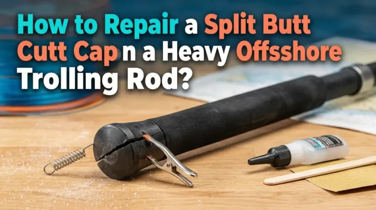 How to Repair a Split Butt Cap on a Heavy Offshore Trolling Rod?