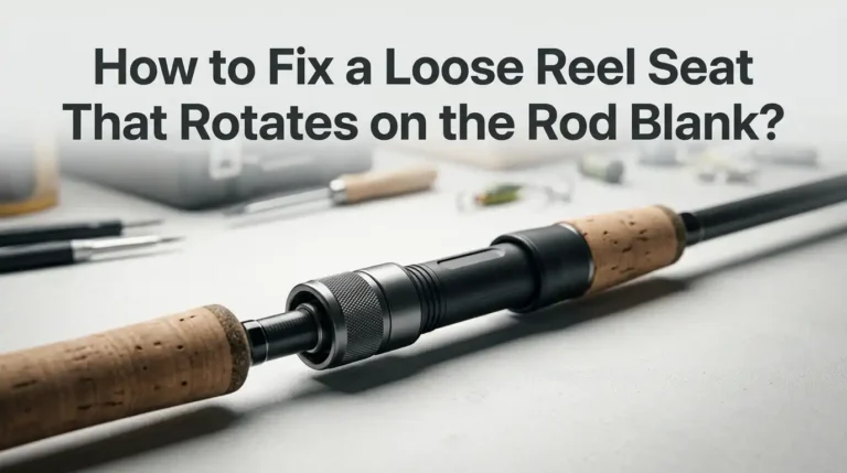 How to Fix a Loose Reel Seat That Rotates on the Rod Blank?
