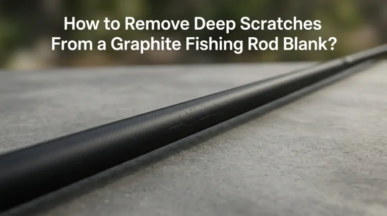 How to Remove Deep Scratches From a Graphite Fishing Rod Blank?