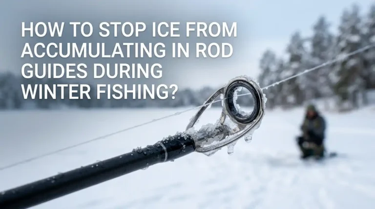 How to Stop Ice From Accumulating in Rod Guides During Winter Fishing?