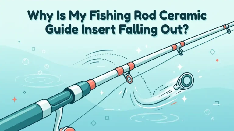 Why Is My Fishing Rod Ceramic Guide Insert Falling Out?