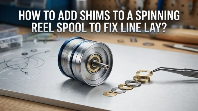How To Add Shims To A Spinning Reel Spool To Fix Line Lay?