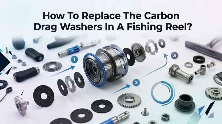 How To Replace The Carbon Drag Washers In A Fishing Reel?