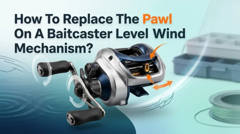How To Replace The Pawl On A Baitcaster Level Wind Mechanism?