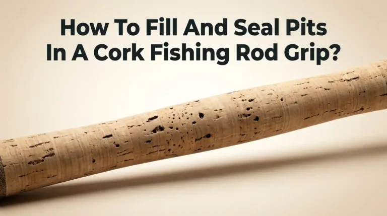 How To Fill And Seal Pits In A Cork Fishing Rod Grip?