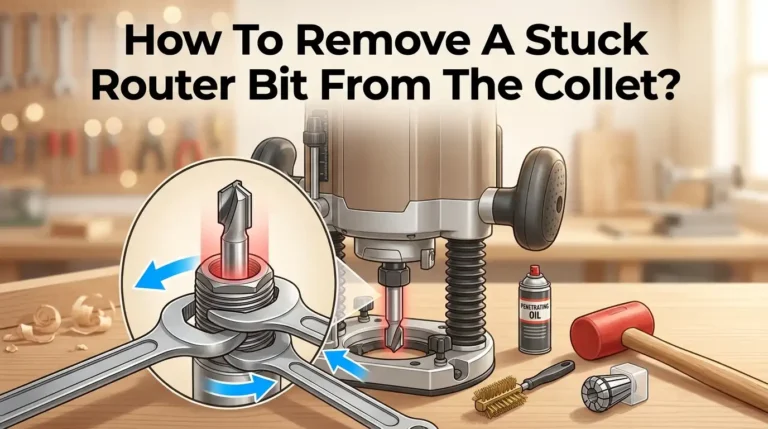 How To Remove A Stuck Router Bit From The Collet?