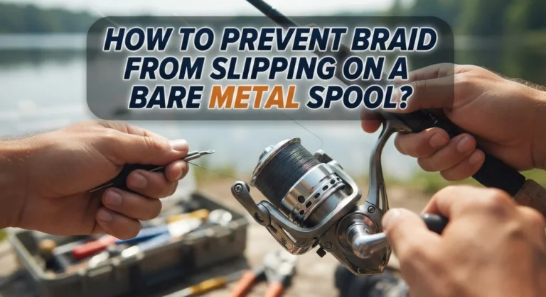 How To Prevent Braid From Slipping On A Bare Metal Spool?