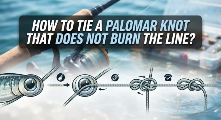 How To Tie A Palomar Knot That Does Not Burn The Line?